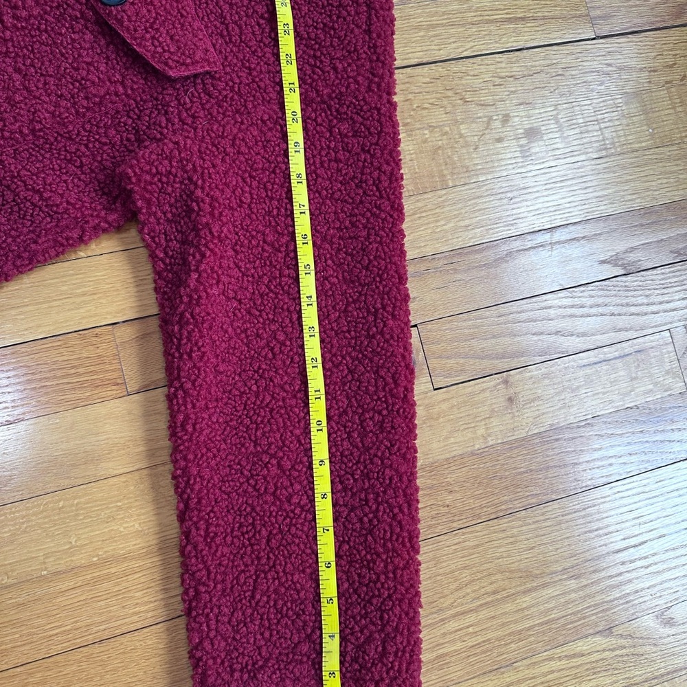 ZARA DOUBLE-FACED FLEECE JACKET Size M - Picture 16 of 17